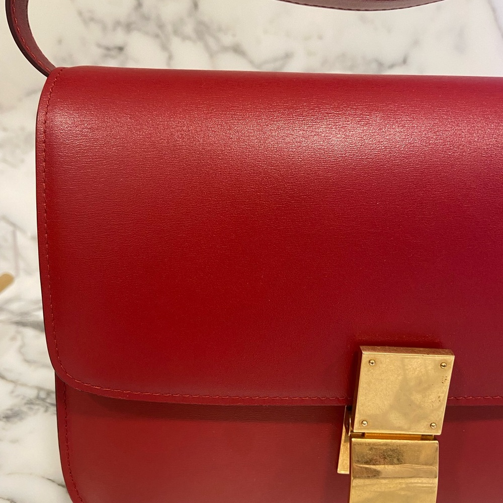 Celine Classic Box Bag - Smooth Leather - Medium - Picture 3 of 11